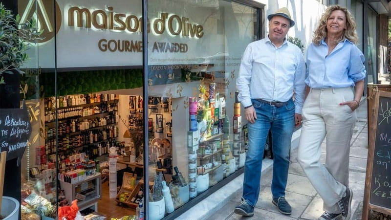 ''Athens Olive Oil Tasting'' - A shop with more than 200 oils