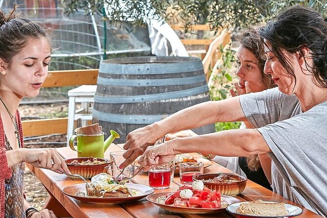 Bio Farm Private Olive Oil Tasting, Farm to Fork Meal & Temple of Poseidon Tour - Olive oil tasting with a trained specialist