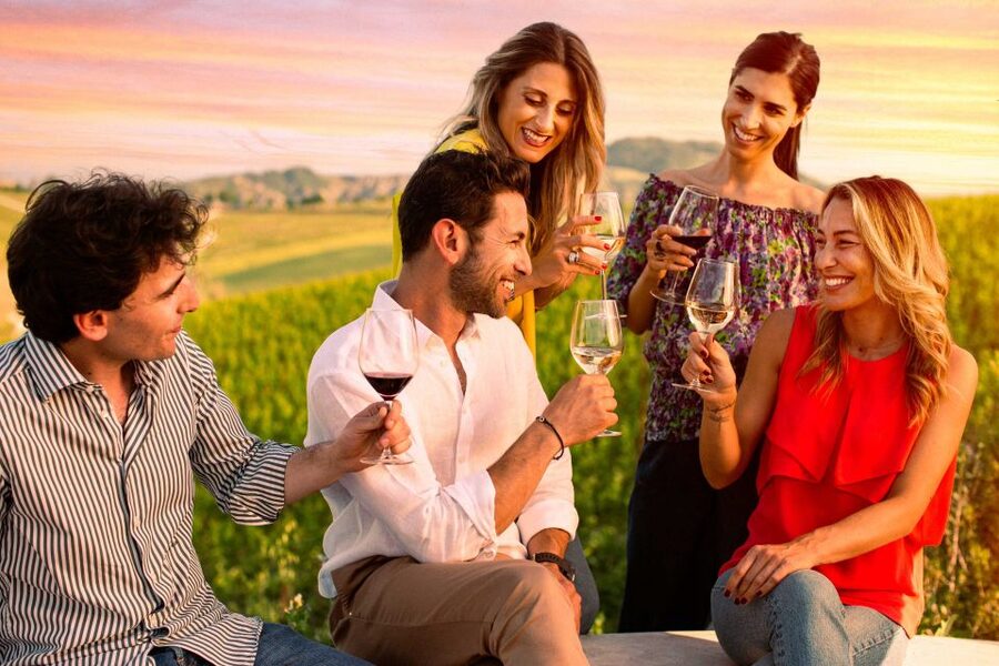 Bologna: Olive Grove and Vineyard Tour with Product Tastings - Tasting Bologna wines with local food