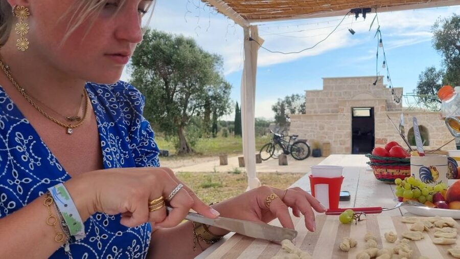 Brindisi: Cooking Class and Tasting in the Olive Grove - Learning the shapes of orecchiette and strascinati