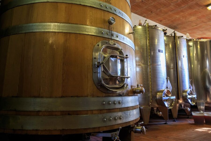Chianti: Wine and Olive Oil Tasting with Cellar Tour - Entering the 18th-century cellar