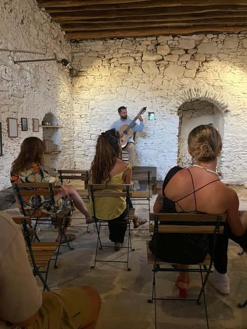 Classical guitar concert in a historic olive press - Booking details that matter