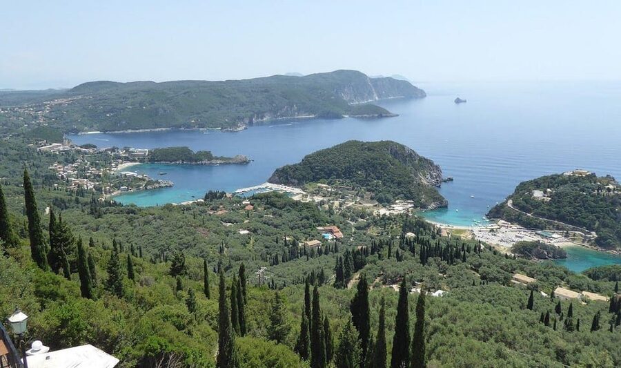 Corfu: Olive Oil & Wine Tastings & Traditional Villages Tour - Leaving Corfu Town for Ano Korakiana