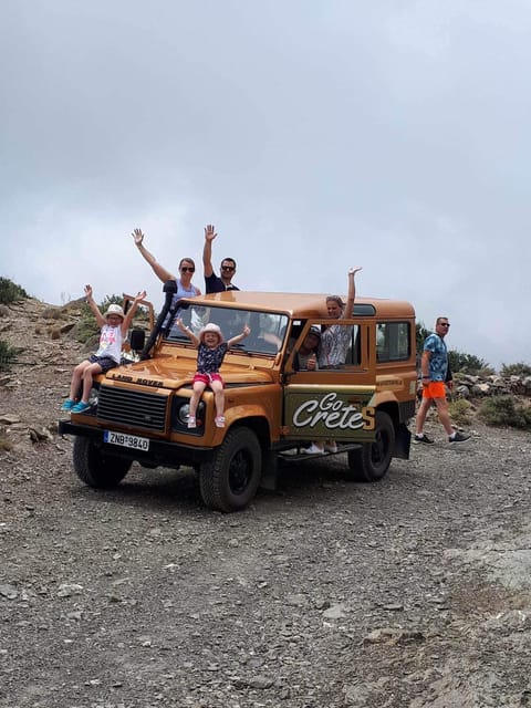 Crete: Jeep Safari Wine & Olive Oil testing Shepherd's House - Aposelemis Dam and the village of Sfentyli