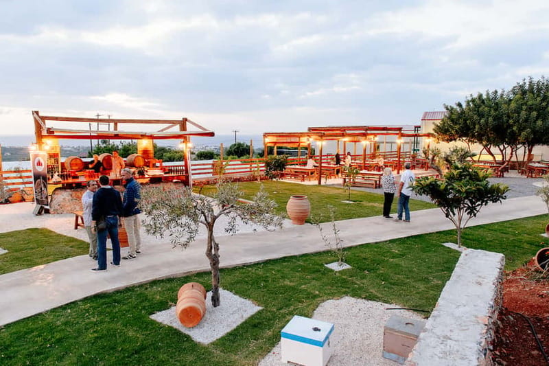 Crete: Olive Oil Festival, Farm Dinner, Live Show & Pickup - Honey, bees, and a very short soap demonstration