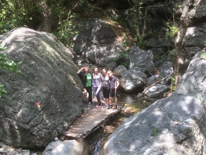Crete: Richtis Waterfall Full-Day Tour with Olive Tasting - Walking into Richtis Gorge