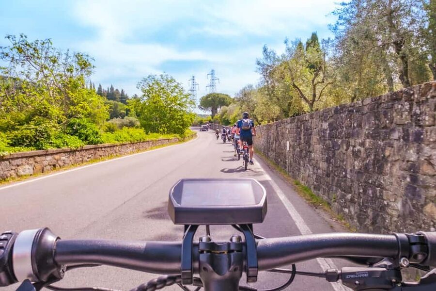 Fiesole E-Bike Tour with Olive Oil Tasting or Pool & Chill - Fiesole’s Roman theater and hilltop streets