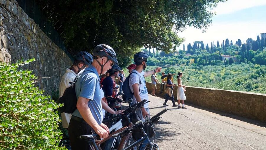 Florence: E-Bike Tour with Olive Oil in the Tuscan Hills - The olive grove stop, fresh bread, and what the tasting really is