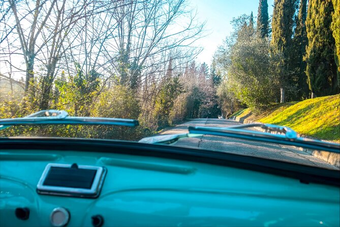 Florence: Private Vintage FIAT 500 with Wine & Olive Oil - Starting on Via del Campuccio