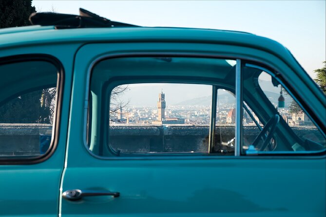 Florence: Private Vintage FIAT 500 with Wine & Olive Oil - Rolling roads and Florence viewpoints