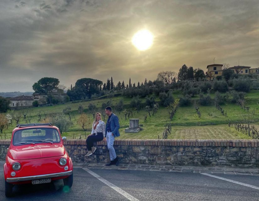 Florence: Vintage Fiat 500 Tour with Wine Tasting at Winery - Practical booking advice