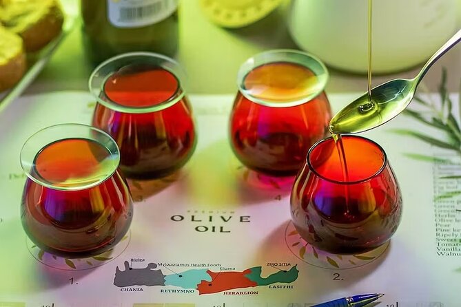 Guided Tasting of 3 Extra Virgin Olive Oils at Douloufakis Winery - Key Points