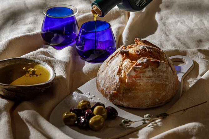 Keramikos Olive Oil Experience & Walking Tour - Three Greek oils, then a full meal at Meigma