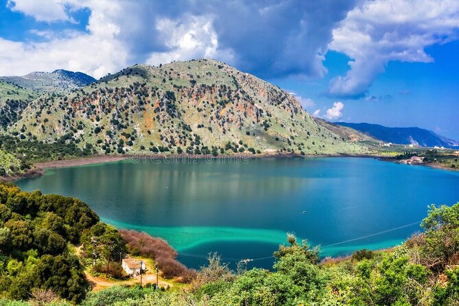 Kournas Lake Argiroupolis and olive oil factory from Rethymno - Lake Kournas: two hours beside Crete’s freshwater lake