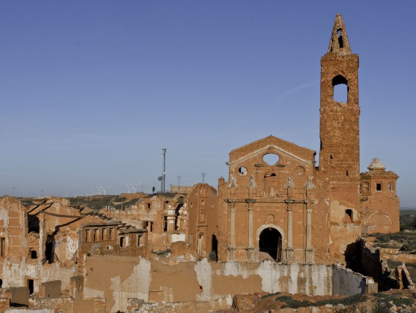 Midday Olive Oil Tour and Visit to Old Town of Belchite - Walking among hundred-year-old olive trees