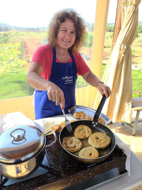 Moires: Cooking Class and Olive Oil Tasting at a Family Farm - A Cretan kitchen under the olive trees
