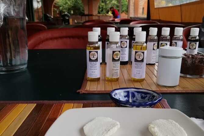 Morning Tour and Olive product tasting - Tasting cured olives, infused oils, and goat cheese