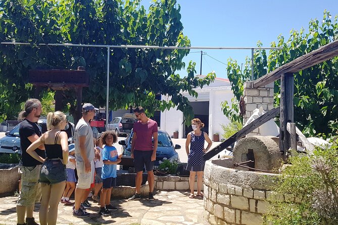 Pottery - Honey & Olive Oil experience - Paraschakis Olive Oil and the machinery behind the bottle