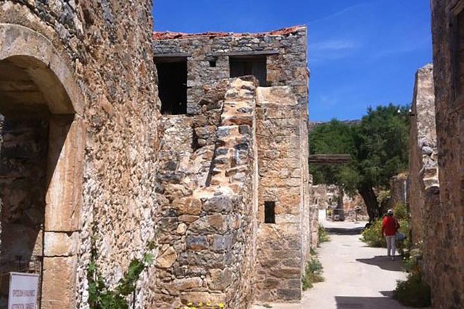 PRIVATE Spinalonga & Agios Nikolaos & Olive Oil Factory CRETE - Plaka, a small harbor, and lunch by the water