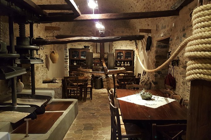 Private Tour in Historic Estate in Monemvasia with wine-olive oil tasting & meal - Liotrivi Historic Mansion and the olive oil museum
