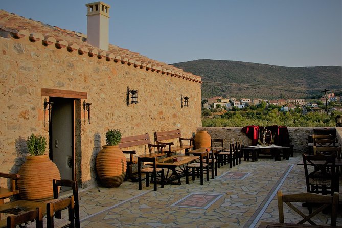Private Tour in Historic Estate in Monemvasia with wine-olive oil tasting & meal - A traditional Greek meal in the estate garden