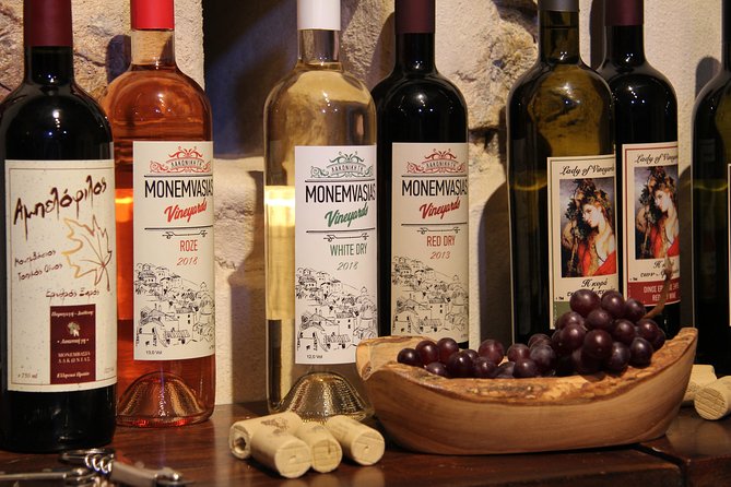 Private Tour in Historic Estate in Monemvasia with wine-olive oil tasting & meal - Timing, pickup, and booking details