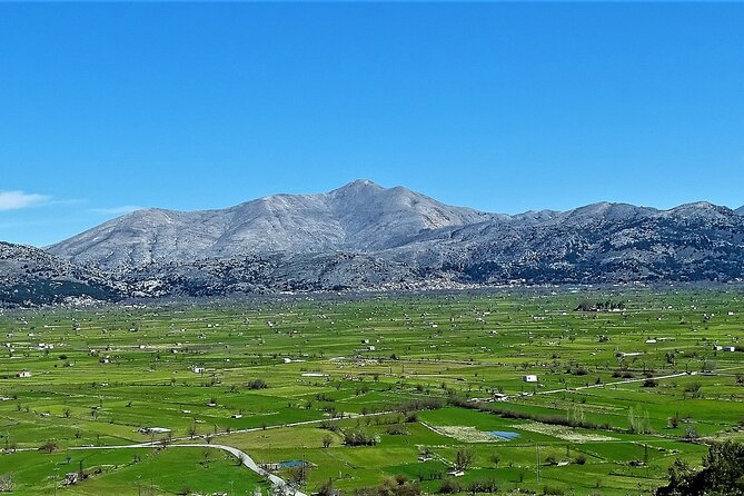 Private Tour-Knossos Palace Zeus Cave&Olive Oil Mill from Elounda - Lasithi Plateau windmills and mountain views