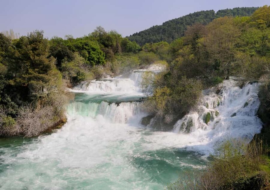 Šibenik or Zadar: Krka falls, olive mill, oil & wine tasting - The Okit history stop puts the region in context