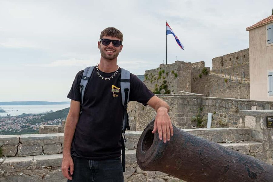 Split: Blue Line Sightseeing to Trogir, Klis & Olive Museum - Klis Fortress above Split