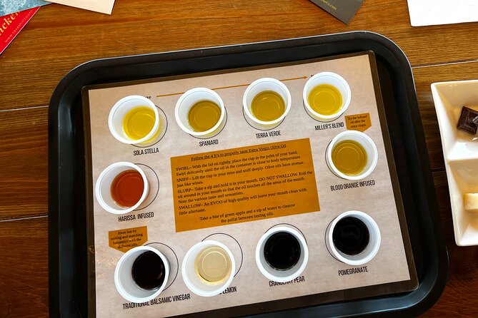 Texas Hill Country Olive Oil and Balsamic Vinegar Tasting - The host and the value of guided tasting